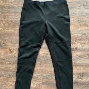 Karl Lagerfeld Suede-Feel Leggings Size XL